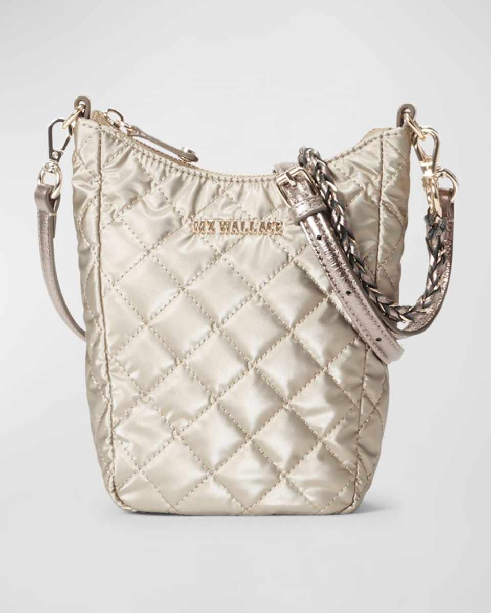 Crosby Go Metallic Quilted Crossbody Bag